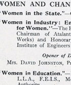 Extract from the Programme of the Seventh Annual Conference of the Scottish Council of Womens Citizens Associations, National Records of Scotland reference: GD1/1076/3/4